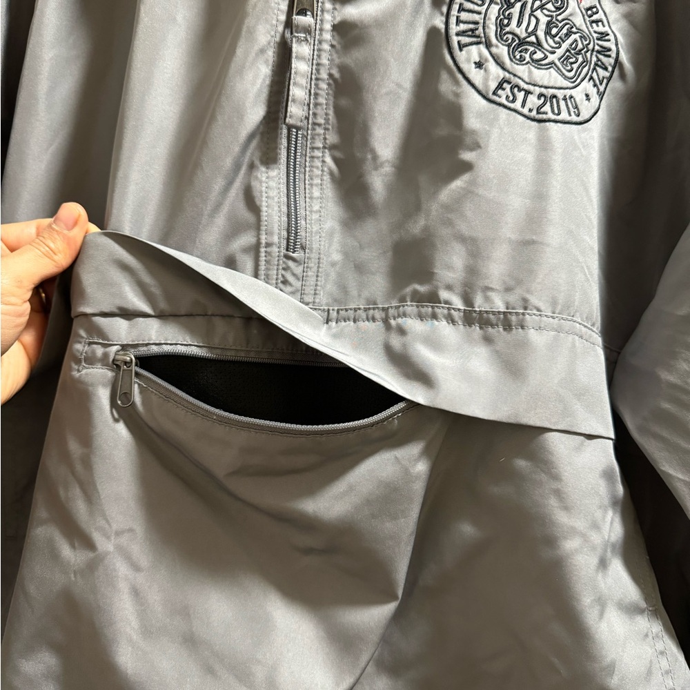 Champion Gray Pullover Jacket - image 3